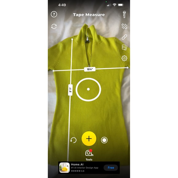 Ganni Lime Popsicle Ribbed Wool Quarter Zip Sweater Womens Size M FLAWED - Picture 12 of 12